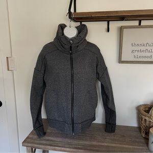 RARE Lululemon Hug It Out Zip-Up Fleece Scuba-Like Sweatshirt Jacket